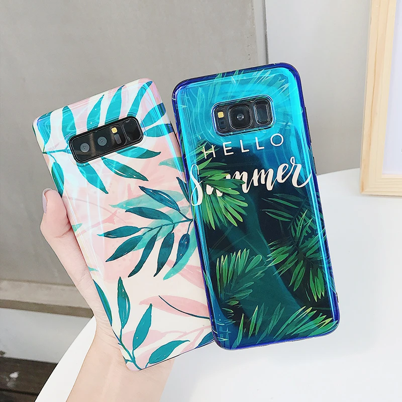 Чехлы Blu Ray с растениями и листьями для Huawei Mate P20 P30 20 Pro ретро цветочный лист мягкий