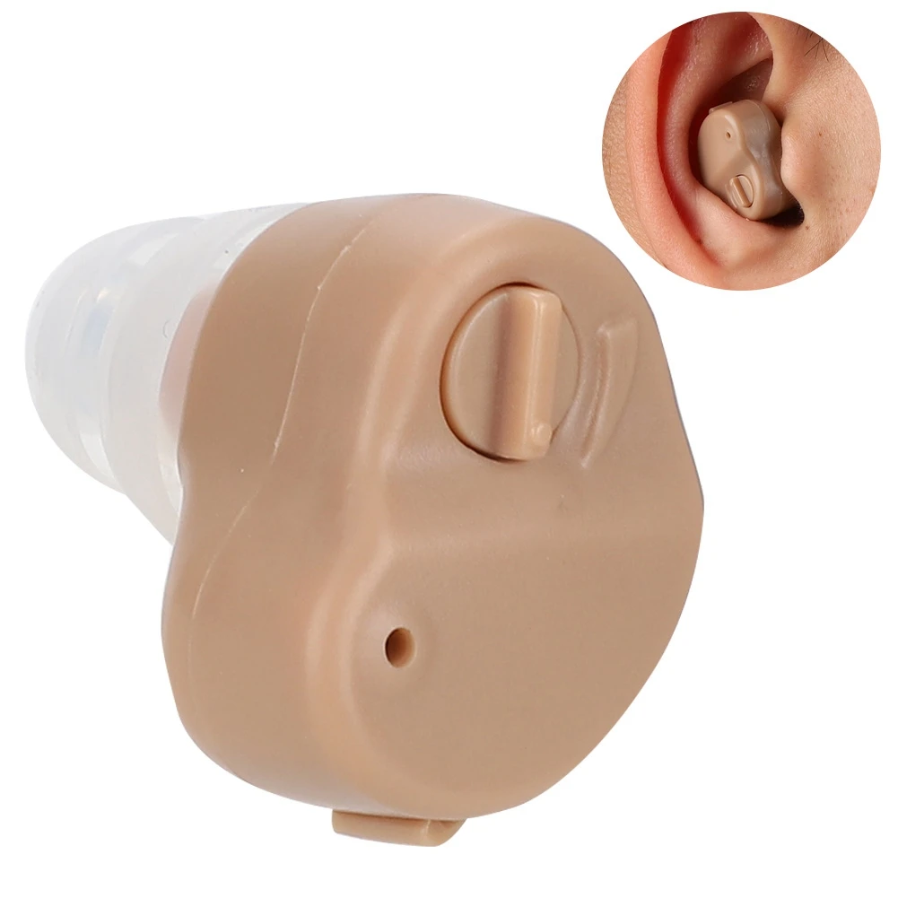 

Mini Digital Wireless Sound Amplifier Hearing Aid In Ear Adjustable Audio Advanced Deaf Aid Fits Ear Canal Comfortable Wear Care