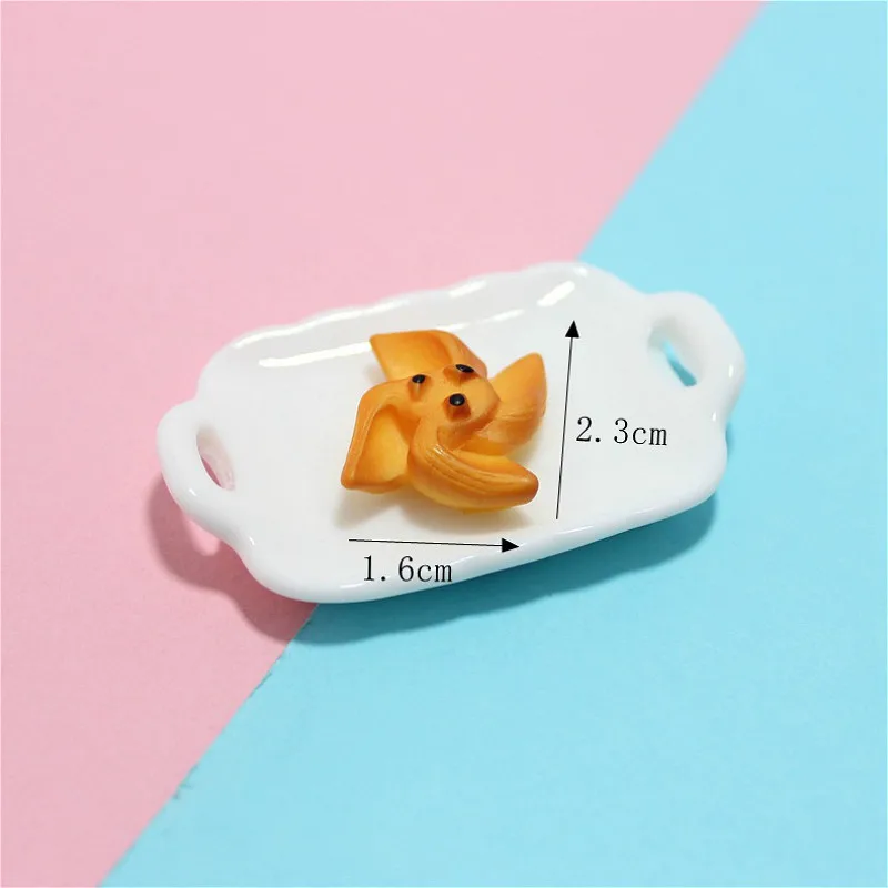 1 шт. кавайные фигурки хлеба миниатюрные украшения кукольный домик сделай сам