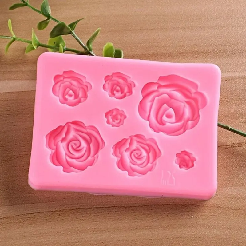 

Chocolate Gumpaste Molds Flower Mold fondant Mold DIY Baking Cake Pastry Pudding Dough Soap Mould Tools 1Pcs