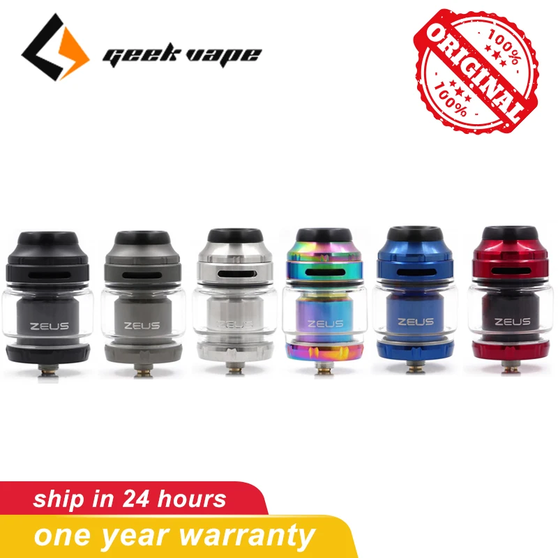 Оригинальный GeekVape Zeus X RTA вейп Танк 4 5 мл емкость 510 нить 810 капельный наконечник