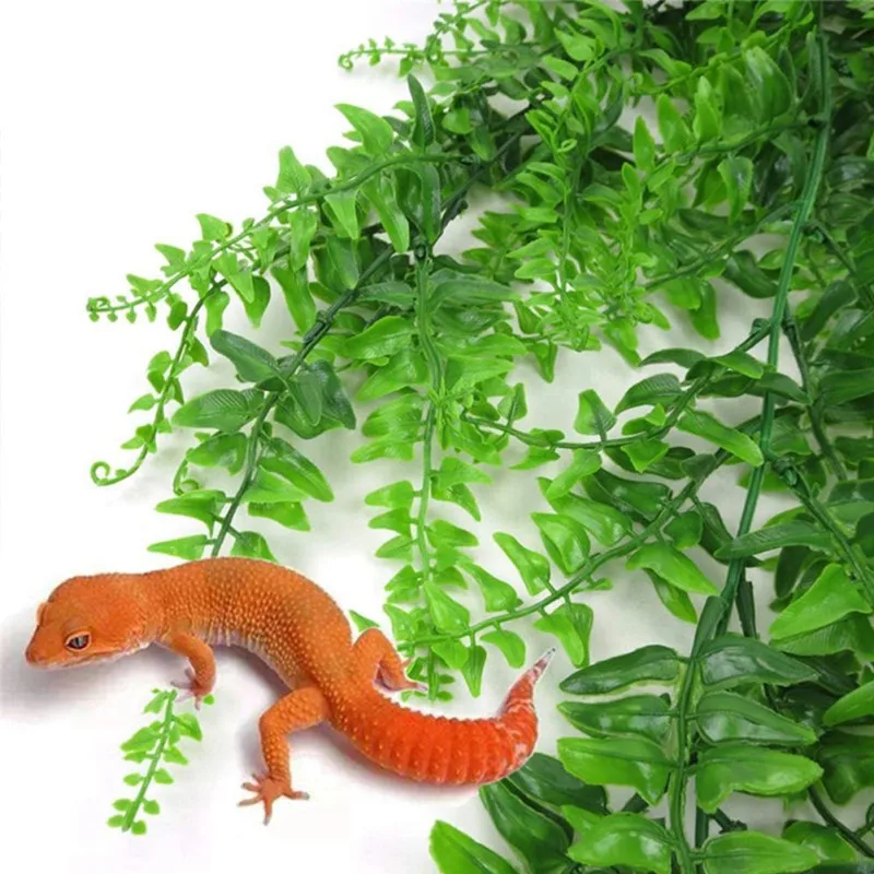 

Artificial Green Plant Reptile Terrarium Landscaping Decoration Green dill/Maple Leaf/Weeping Willow synthetic resin