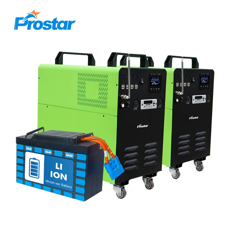 

1000W Portable Power Station 1KW Solar Energy Systems Charger Generator 110V Lithium Battery Supply Bank