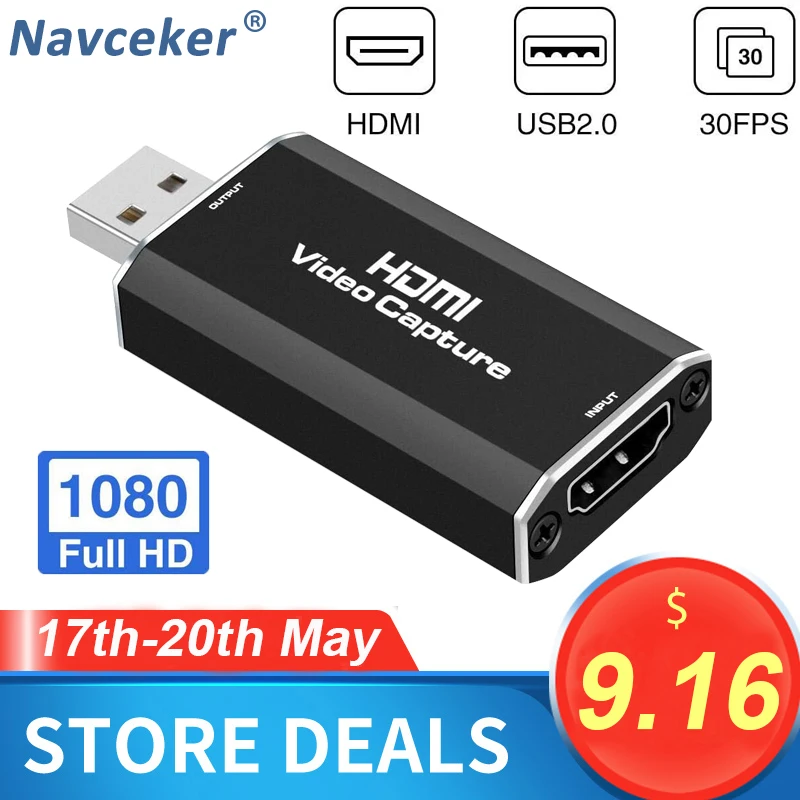 Мини HD 1080P HDMI к USB 2 0 Видео Запись карты игры коробка для Rullz компьютера Youtube OBS и т. Д.