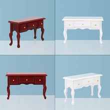 1:12 Scale Mini Drawer Cabinet Desk Model Dollhouse Miniature Accessories Living Room Bedroom Doll House Furniture