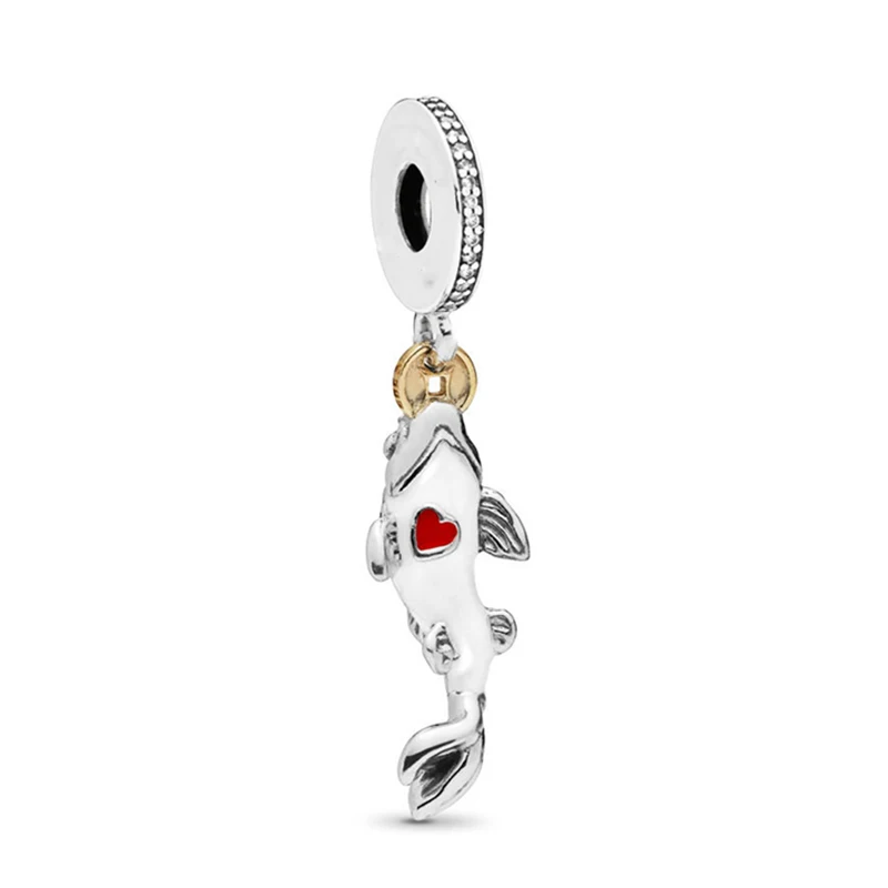 BD30 1 шт. высокое качество новая мода Любовь Подвеска в виде сердца Fit Pandora Браслеты для женщин DIY ювелирные аксессуары Рождественский подарок - Цвет: BD30