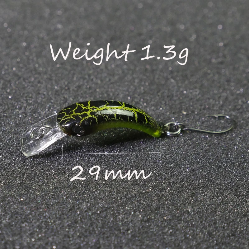 

10 Colors 29mm 1.3g Japan Mini Floating Minnow Crankbait Fishing Lure Hard Micro Wobblers Set Smart Topwater Bait With