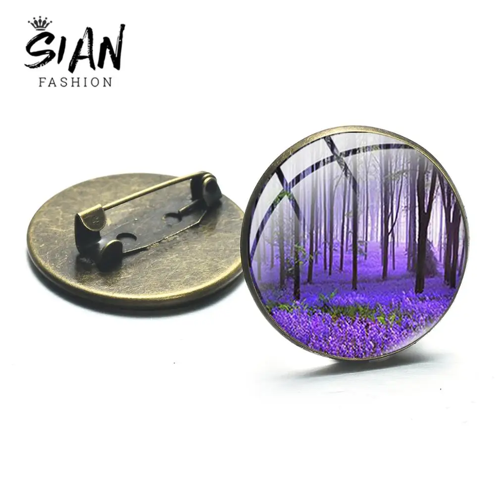 Азиатских с изображением сказочного лавандового поля декорации Шарм