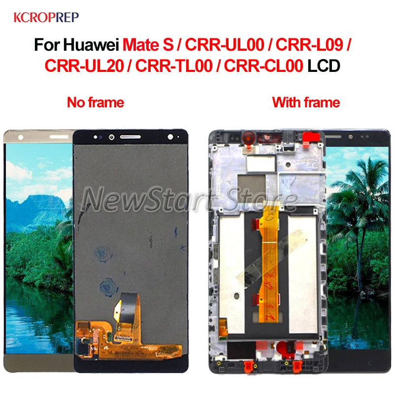 Для huawei Коврики S ЖК-дисплей Дисплей Сенсорный экран дигитайзер в сборе для CRR-UL00