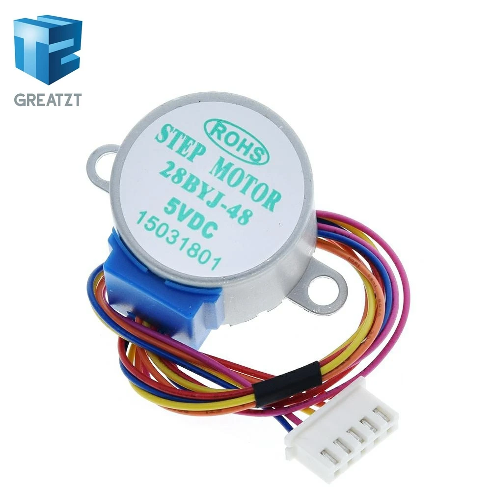 28BYJ-48-5V 1 партия 28BYJ-48-5V 4 фазы Шаговые двигатели+ Драйвер платы ULN2003 для Arduino 1 х шаговый двигатель+ 1x ULN2003 драйвер доска - Цвет: 28BYJ-48-5V
