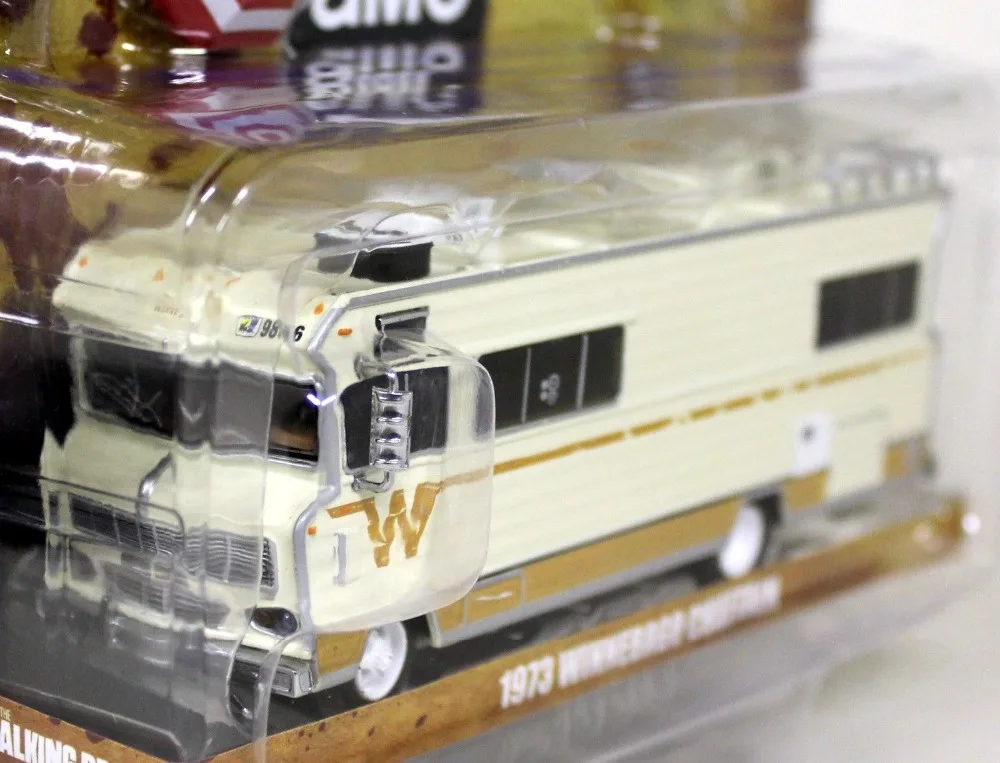 GL 1: 64 1973 WINNEBAGO CHIEFTAIN Ходячие мертвецы сплав модель автомобиля литья под давлением металлические игрушки подарок на день рождения для детей мальчик