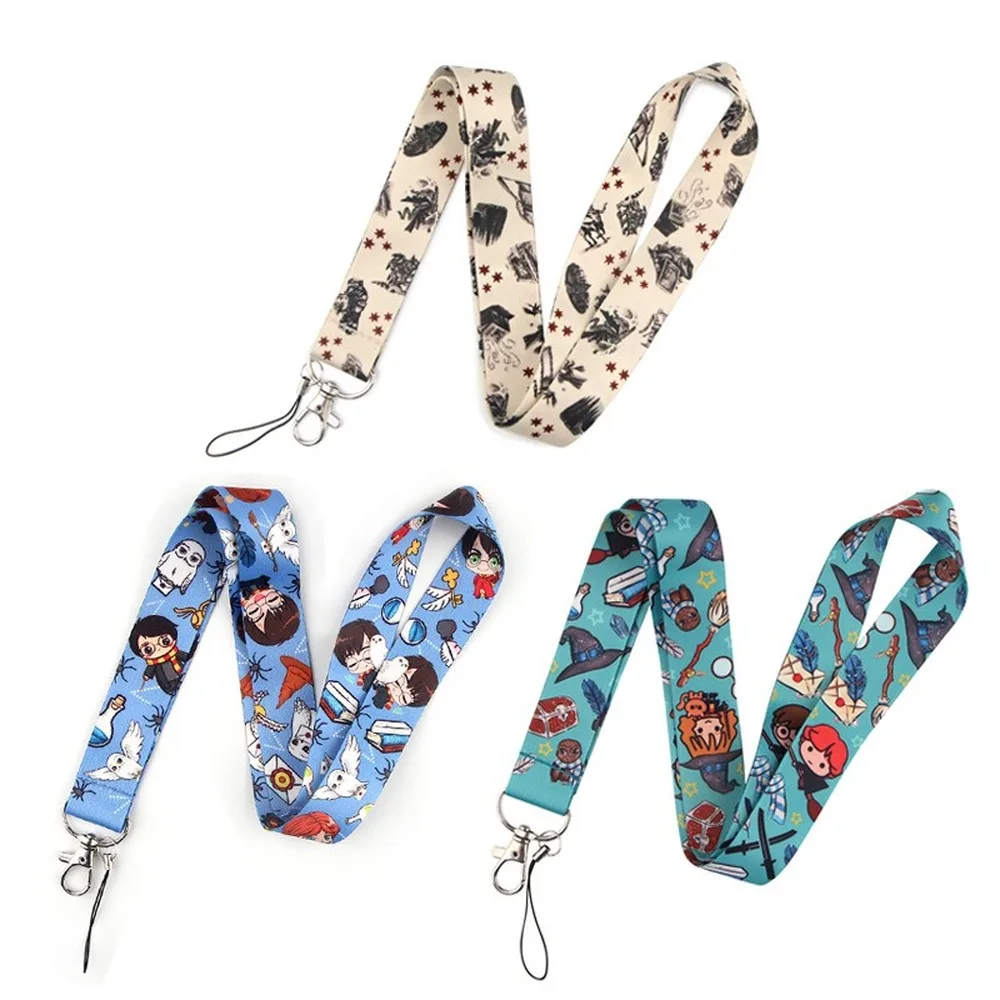 Шнурок для ключей от телефона H. Поттера полноцветный держатель значков с