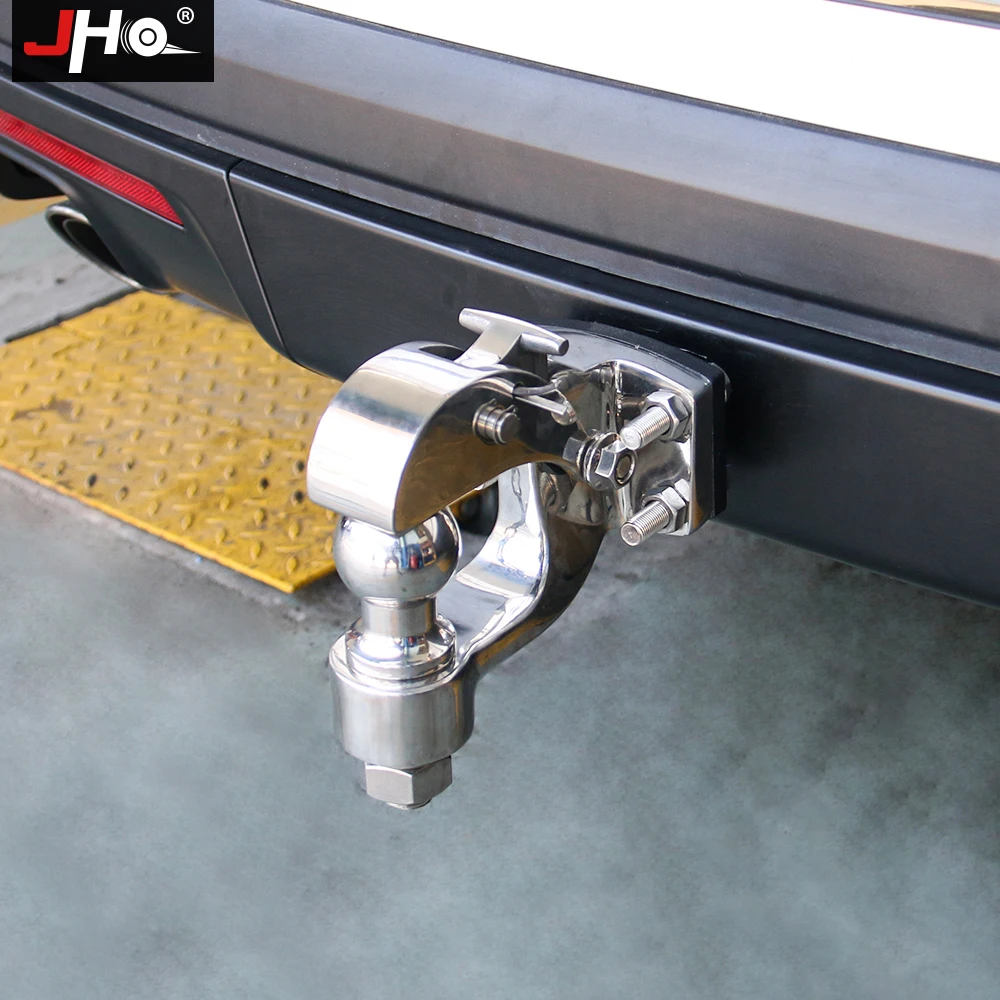 JHO Truck Tow Hauling Pintle Hitch Receiver Trailer Hook Mounting Kit For Ford Explorer Jeep Grand Cherokee F150 Raptor 11-2020
