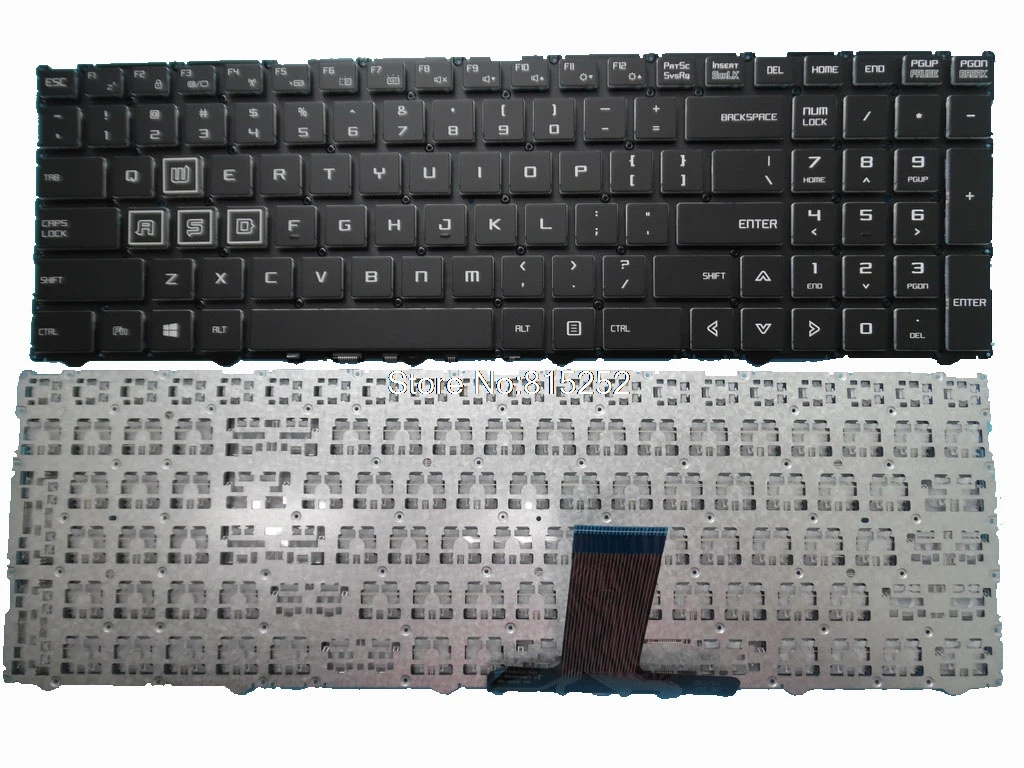 

Laptop Keyboard for MECHREVO Deep Sea Ghost Z1 TFM15F23USJ852 KBDR15A00C-4011 152J8520USL-A Without Frame United States US