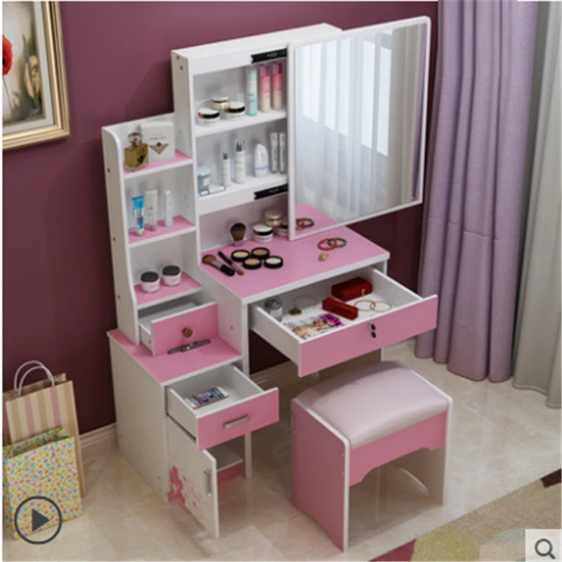Version X El Dormitorio комод с выдвижными ящиками для туалетного столика, косметический столик, мебель для спальни - Цвет: Version X