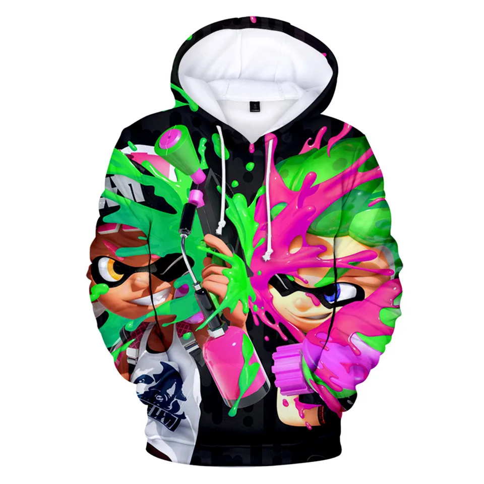 

New beautiful girl jet shooting game pattern fashion casual clothing punk style hoodie 3D printing men's women's children's swea