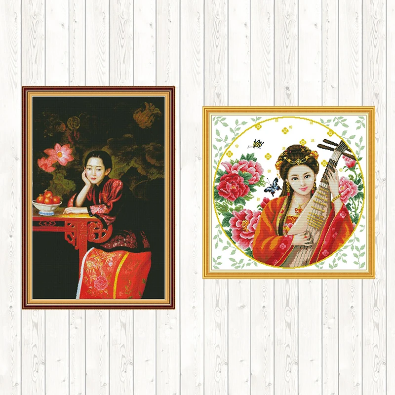 Набор для рукоделия набор вышивка крестиком DMC хлопковая нить 14ct 11ct|Упаковка| |