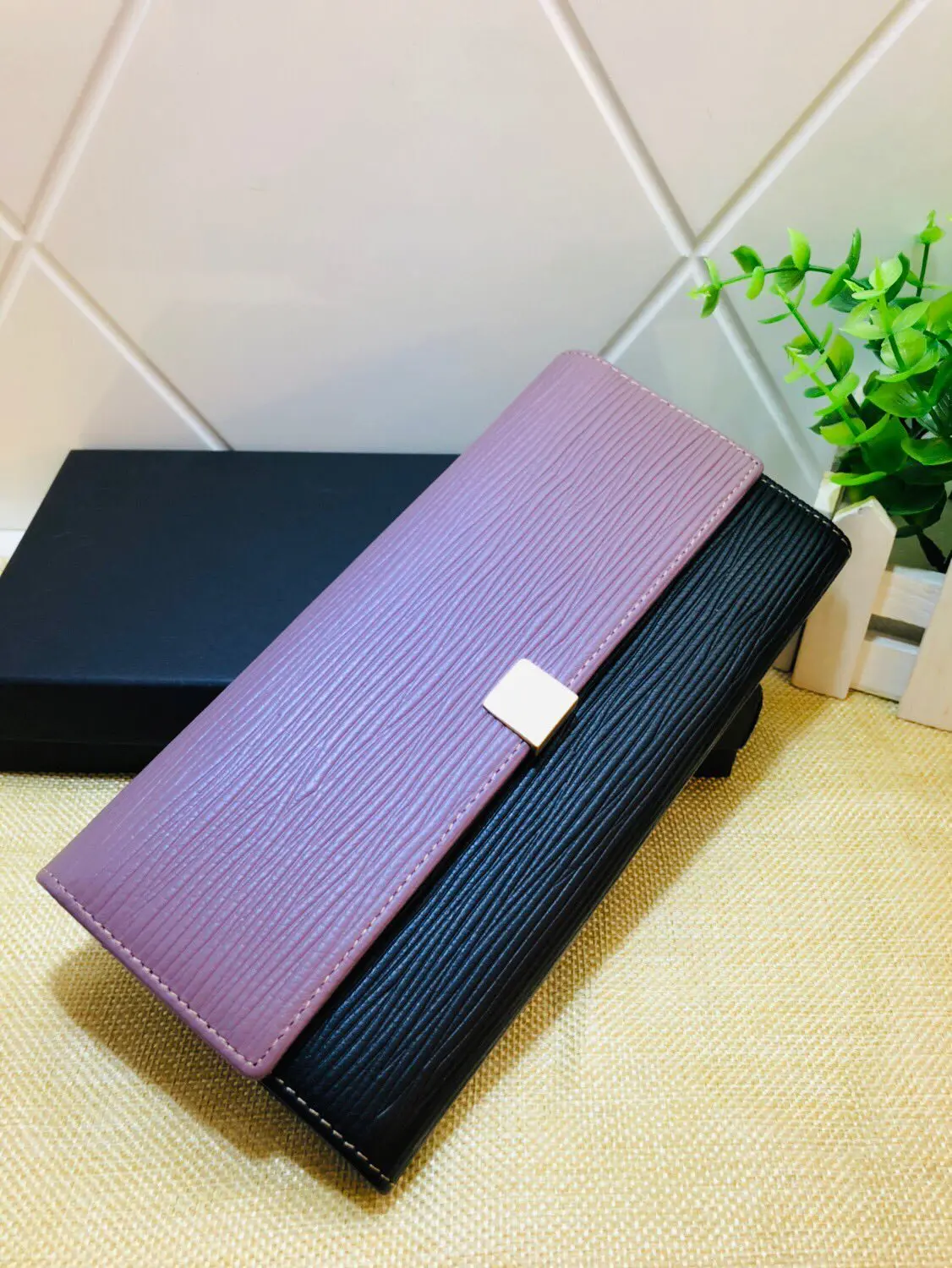 

Luxury Brand Fashion Womens Wallets Simple Solid Color Zipper Purses Long Section Clutch Wallet Soft PU Leather Money Bag XBL696