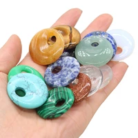 new natural stone beads big hole agates beads hole 8 5mm round shape for making diy jewely necklace accessories gift size30x30mm