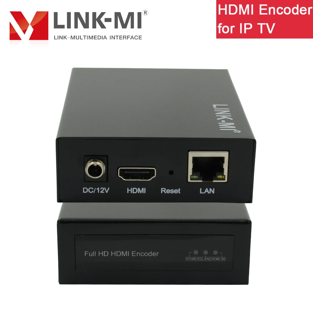 LINK MI HE02 HDMI кодировщик H.265/H.264 для IP TV прямой трансляции видео Поддержка до 720p 1080p @ 60