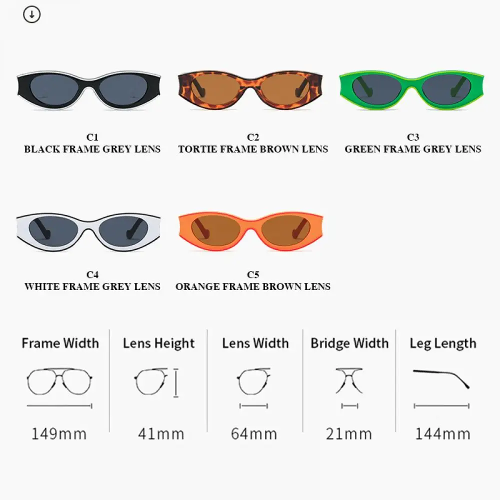 

Retro Small Frame Cat Eye Sunglasses Women Brand Designer Fashion Colorful Sun Glasses Men Travel Driving Eyewear Oculos De Sol