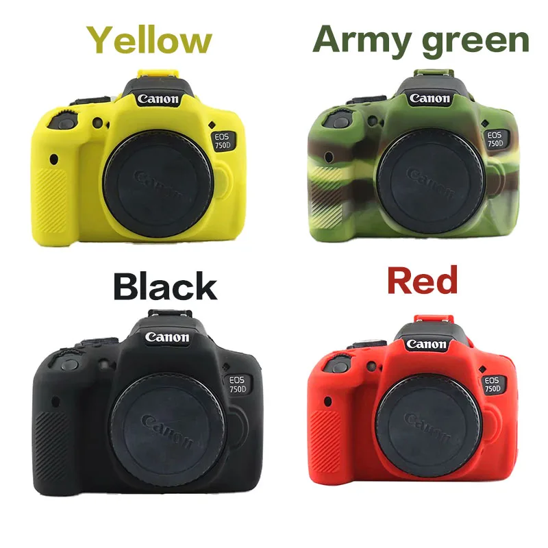 Мягкий силиконовый чехол 750D для фотоаппарата Canon 750D|Аксессуары фотостудии| |
