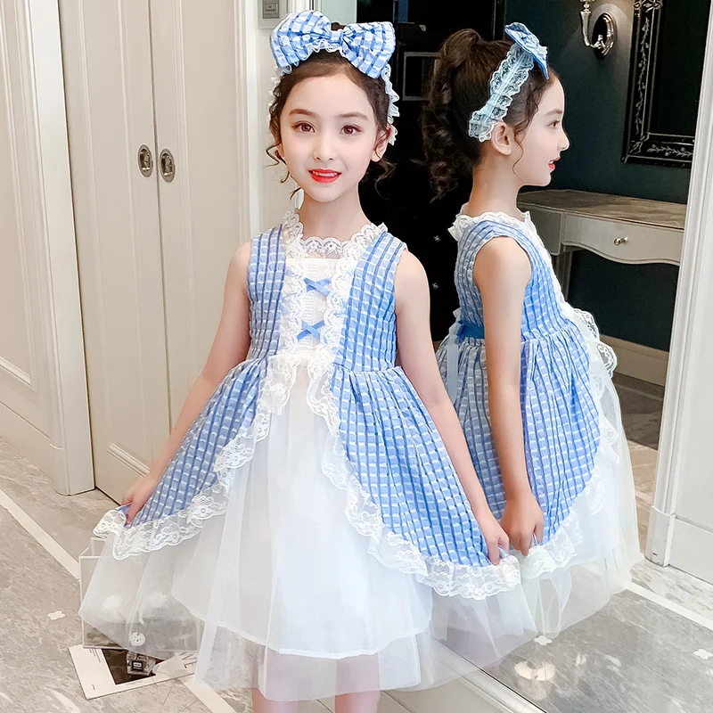 

2021 New Girl Dress Lolita Princess Dress Up Children Birthday Party Clothing Wedding Ball Gown Baby Girl Dress