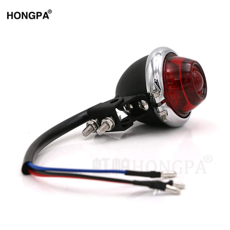 Для Harley Chopper Bobber Кафе Racer мотоцикл задний Регулируемый Стоп светильник лампа 2