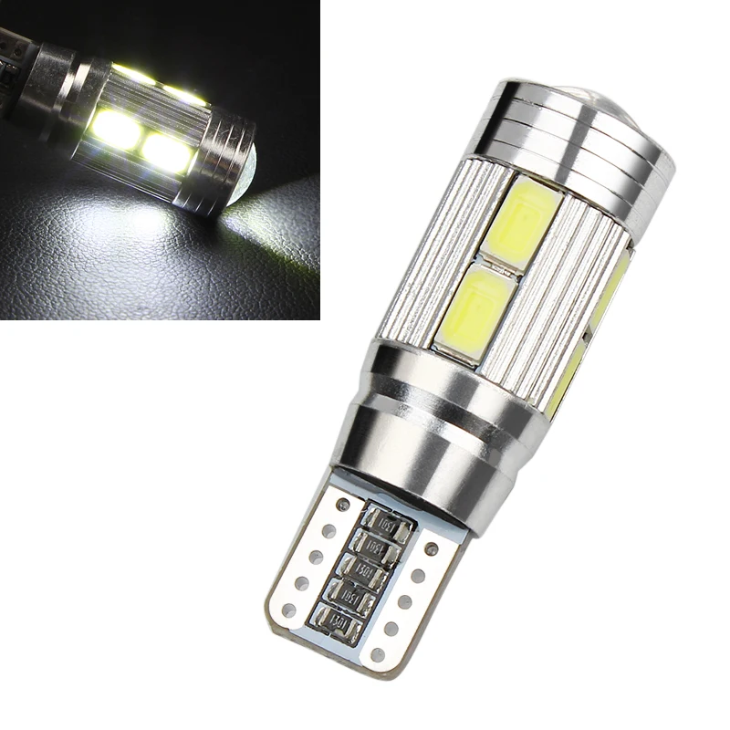 Светодиодный светильник-источник сигнала поворота для автомобиля s 5630 SMD 10 Светодиодный светильник CANBUS T 10 Универсальный Автомобильный Стайлинг стояночные тормозные лампы индикаторы