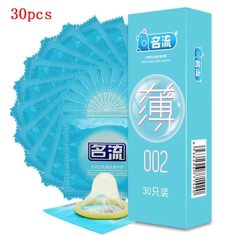 Супер ультратонкие презервативы 30 шт. MingLiu интимный Кондон хорошие интимные изделия из натурального каучука латексный рукав для пениса долговечный для мужчин