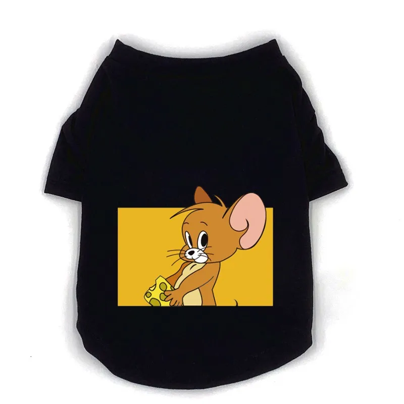 Зимняя футболка для домашних животных из чистого хлопка теплый померанский шпиц