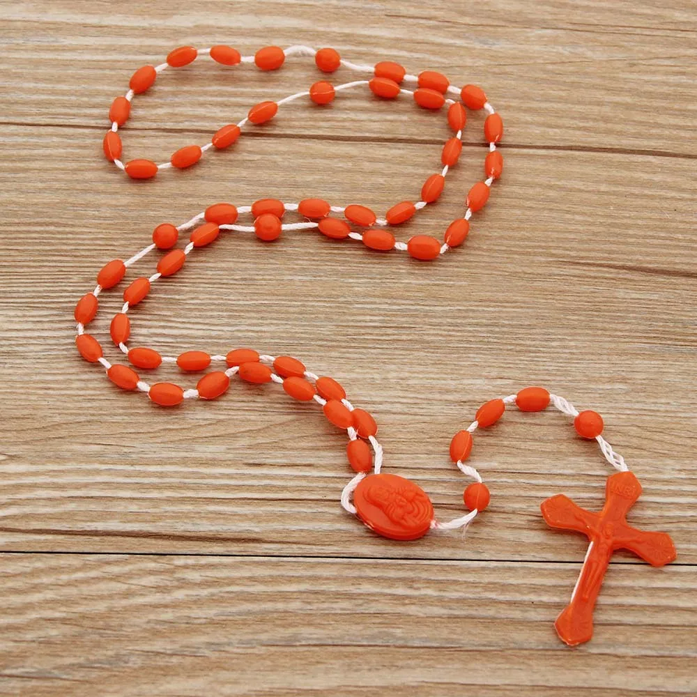 Пластиковые соединения светящиеся крест религиозные четки католический