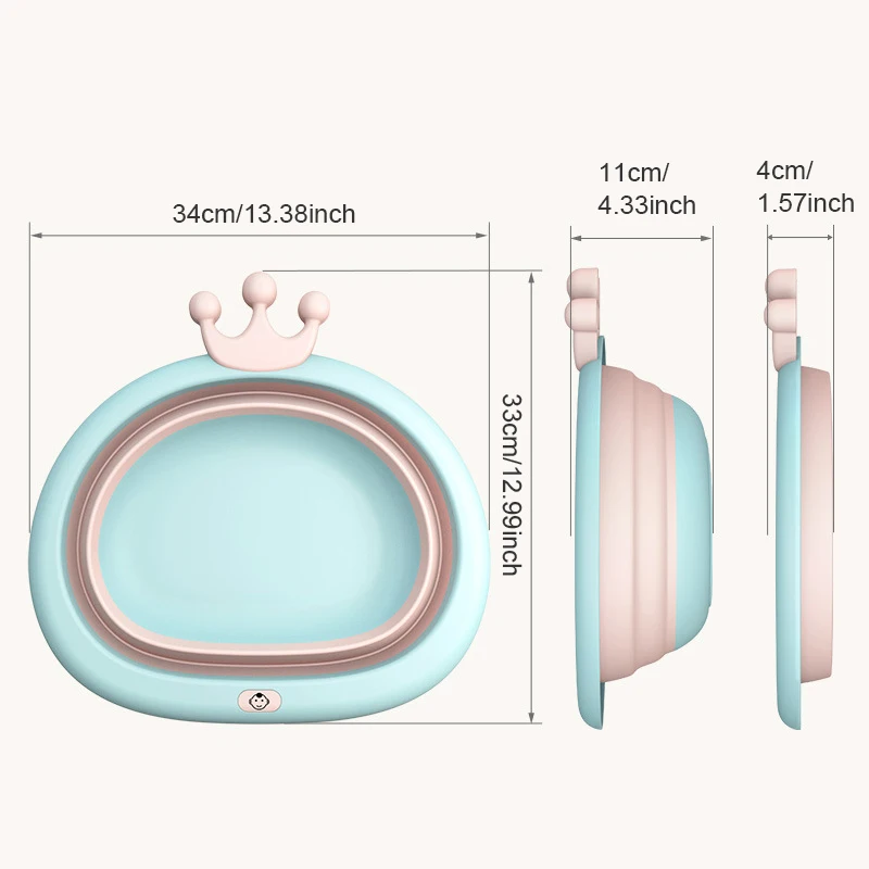 Портативный складной умывальник для путешествий выдвижной детей мультяшный