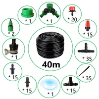 40m drip irrigation kitpatio plant watering kit garden agriculture greenhouse mist cooling irrigation system automatic micro fl