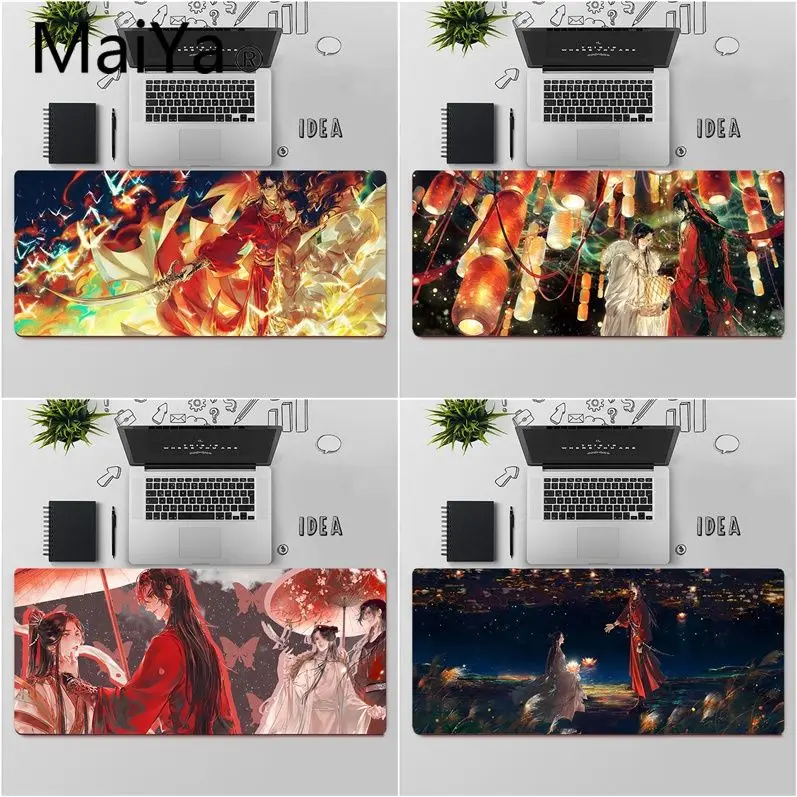 

Maiya Top Quality tian guan ci fu gamer play mats Mousepad Free Shipping Large Mouse Pad Keyboards Mat