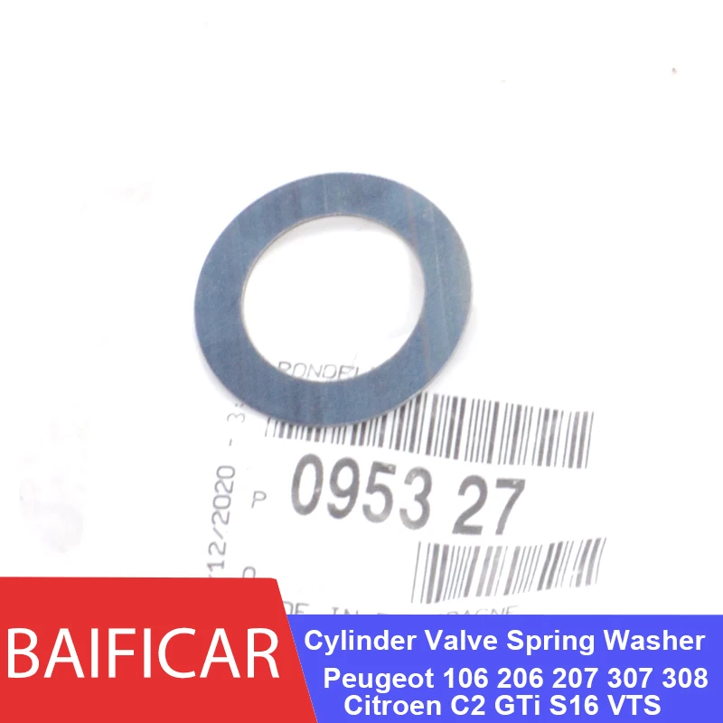 Baificar 16 шт. пружинная шайба клапана цилиндра 095327 для Peugeot 106 206 207 307 308 Citroen C2 GTi S16 VTS 1 6