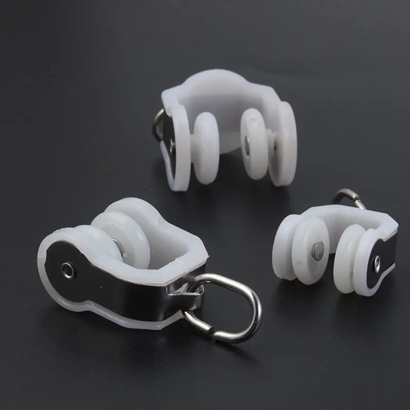 Электрическая дорожка для занавесок 50 шт. прочный шкив подвесные медные дорожки