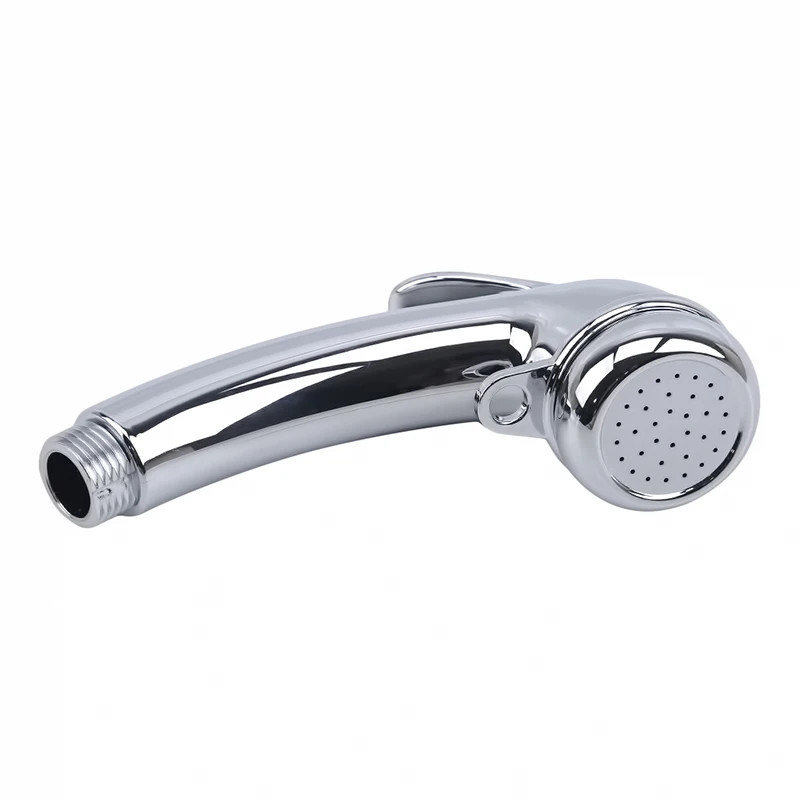 

Handheld Shower Head High Pressure Chrome Setting With ON/OFF Pause Switch Water Saving Adjustable Luxury Spa Detachable