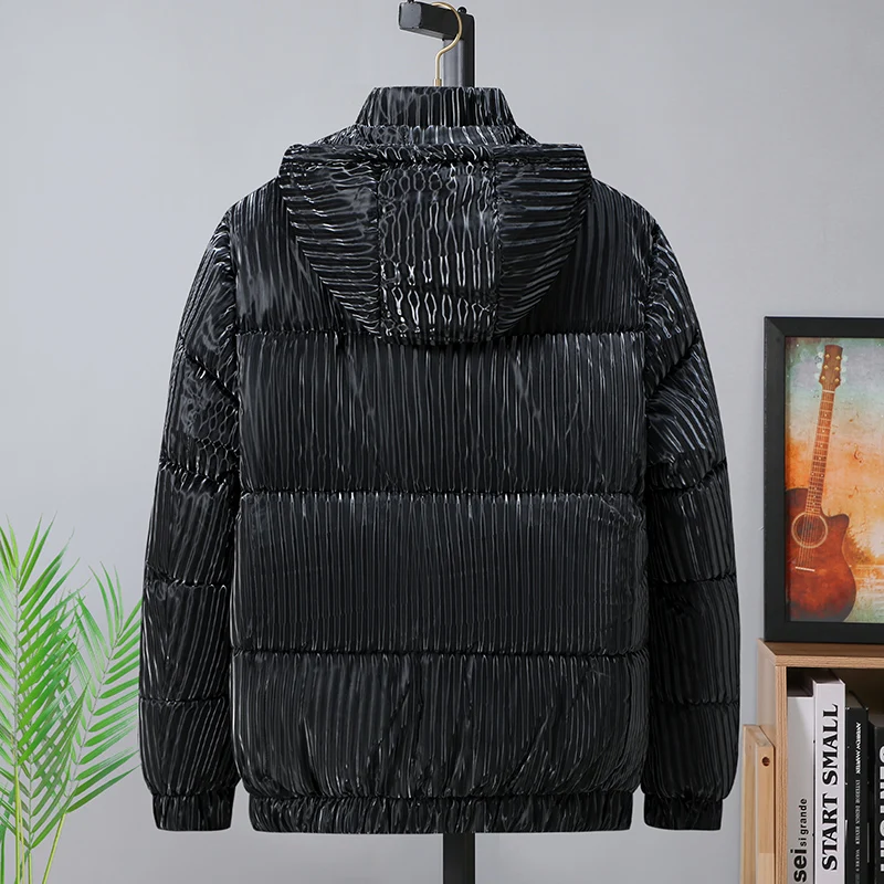 Мужская теплая куртка с воротником-стойкой зимняя парка обхватом груди 160 см 9XL 8XL