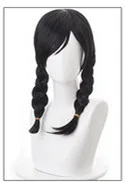 Wig Для игры OW DVA D. va Косплей Костюм МОЛОДЕЖНАЯ ШКОЛА двора кожа песня Hana платье костюмы пальто+ рубашка+ юбка+ носки+ очки - Цвет: Wig