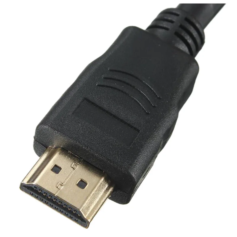 1 8 м синий HD tv HDMI к VGA HD15 Мужской адаптер кабель конвертер для PC DF Новый |