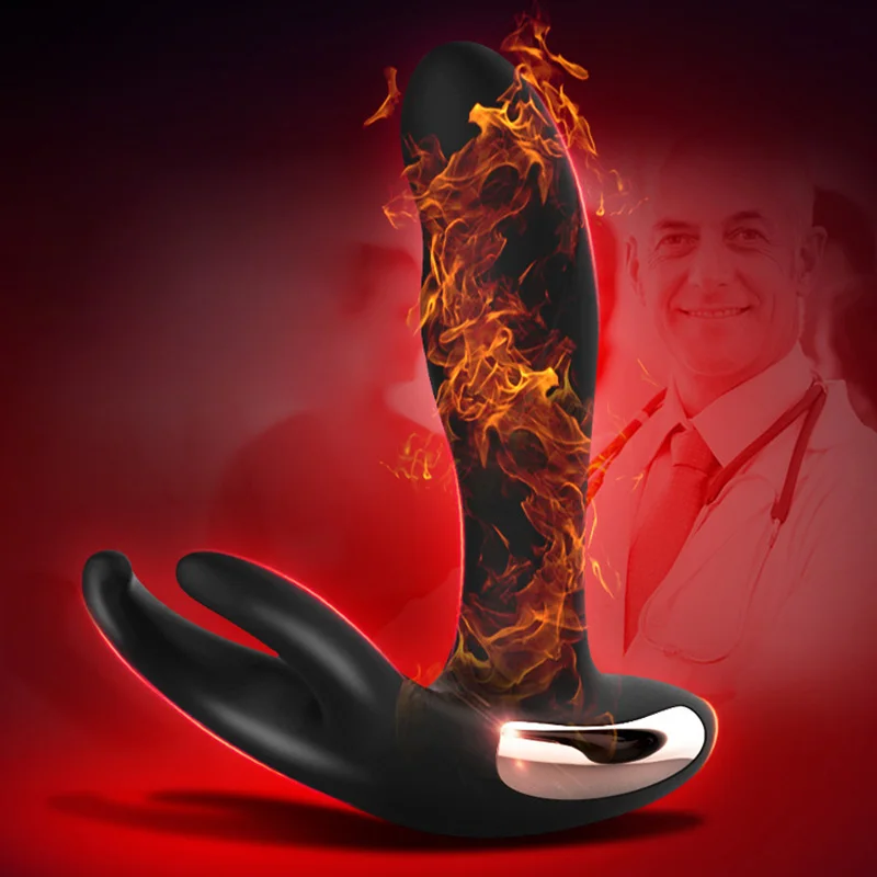 Мужской Вибратор для массажа простаты Анальная пробка Силиконовая