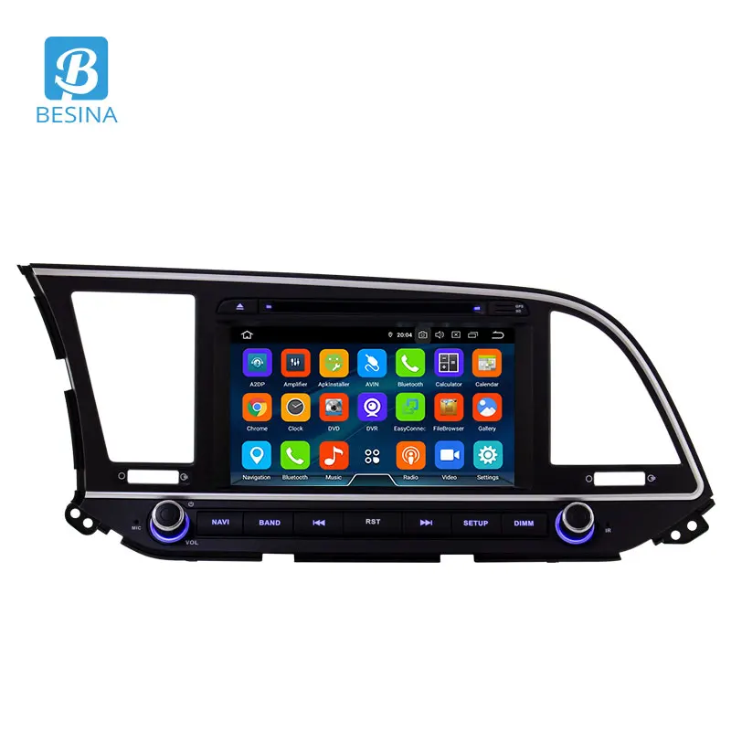 Автомобильный dvd-плеер Besina Android 10 для Hyundai Elantra 2016 2017 2018 2 Din радио GPS-навигация