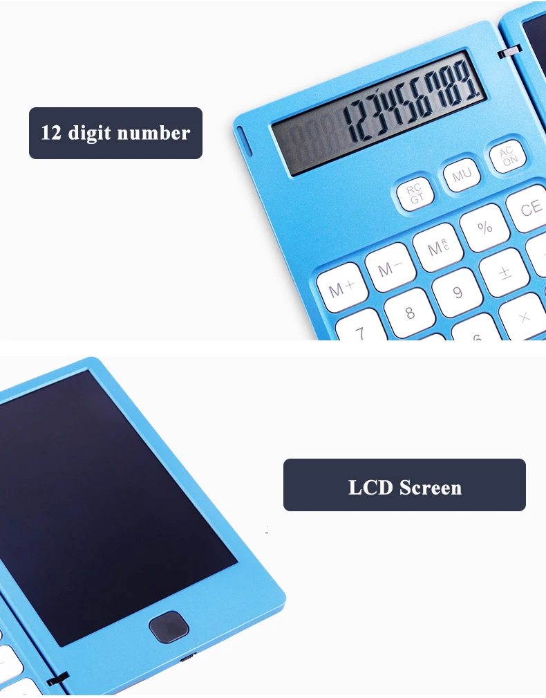 Многофункциональный калькулятор блокнот ЖК-планшет для письма безбумажные
