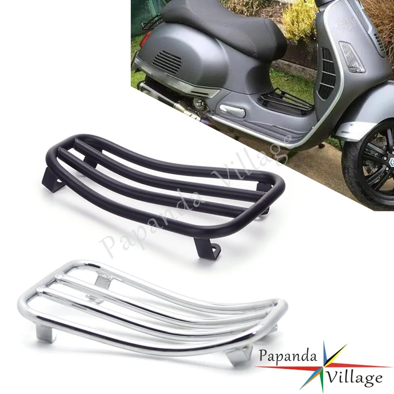 Для Vespa Sprint Primavera 125 150 Хром Черный ног крепление педали скутер половая доска шаг