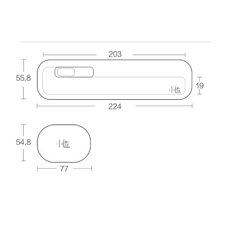Youpin xiaoda дорожная ультрафиолетовая дезинфекция USB перезаряжаемая зубная щетка UVC