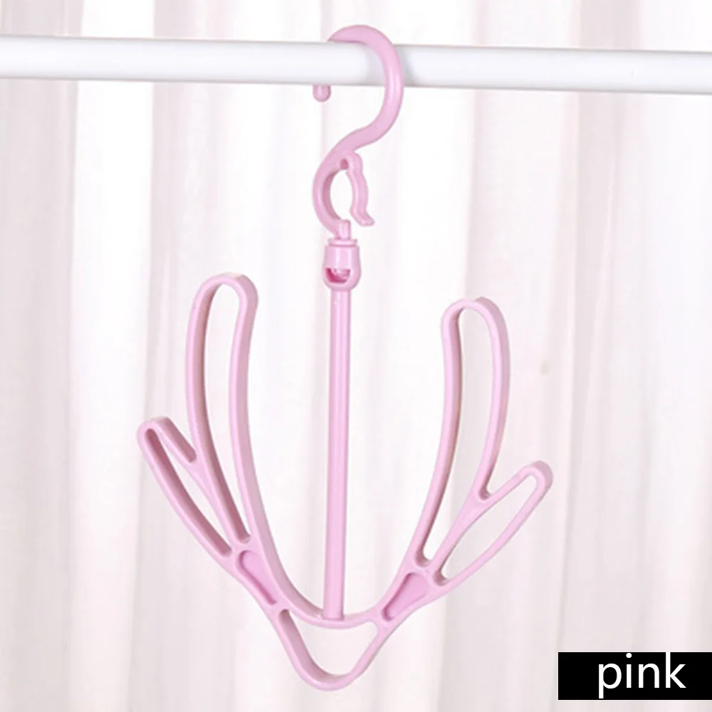 B pink 10 шт./компл. мульти-Функция Полка Стеллаж для просушки обуви стойки вешалки Для детей обуви подвесной шкаф для хранения Организатор - Цвет: B pink