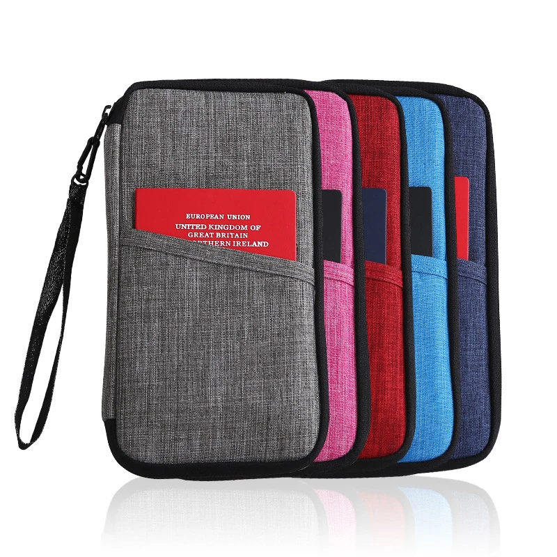 

New multifunctional travel passport storage bag, creative waterproof passport bag, portable passport card bag, document bag