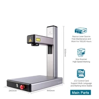 ultra thin 1064nm fiber laser marking machine em smart 20w raycus high end diy gifts dhl fedex