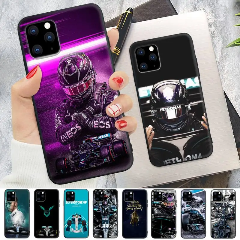 

F1 Lewis Hamilton 44 Phone Case For IPhone 13 Mini 12 11 Pro Max Xs X Xr 8 7 Plus Se 2020 Silicone Cover